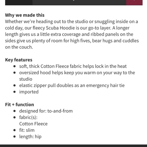 💜LULULEMON SCUBA HOODIE/JACKET-IKAT PRINT, 10💜 - Picture 7 of 8